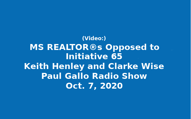 Keith Henley and Clarke Wise discuss opposition of Initiative 65 on Supertalk